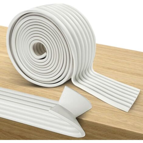 Universel Rouleau en Mousse,200cm x 80mm x 8mm, Epaissir Mousse Antichoc Sécurité pour Bébé Kits,Protection des Bords Autocollante,Bande Protection Meuble de Table et Meuble,Souple et Flexible (1/5)