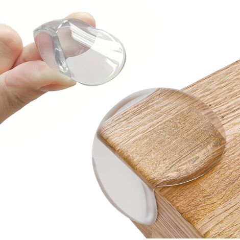 Lot de 12 Protections d'angle Rondes pour Enfants - Protection des Coins de Table - Coins Transparents Anti-Collision pour Meubles tranchants (1/5)