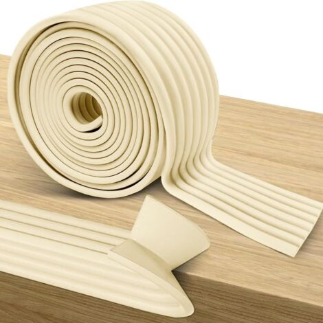 Universel Rouleau en Mousse,200cm x 80mm x 8mm, Epaissir Mousse Antichoc Sécurité pour Bébé Kits,Protection des Bords Autocollante,Bande Protection Meuble de Table et Meuble,Souple et Flexible (1/5)