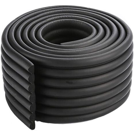 Edge Corner Protector, 2M Baby Proofing Guard Coverage Safety Bumper DIY Edge Corners for Child Safety, Furniture Protect (Noir)