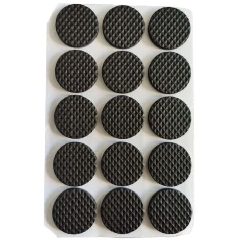 Lot de 30 patins antidérapants en caoutchouc pour pieds de meubles de table et de chaise - Diamètre : 2,7 cm (1/5)