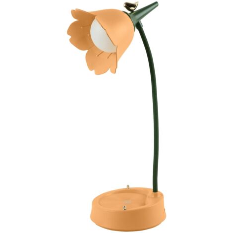 Lampe de table Sky pour enfants lampe de table LED dimmable avec 3 températures de couleur lampe de table avec capteur tactile et bras flexible lampe de chevet USB pour la lecture(aune) (1/5)