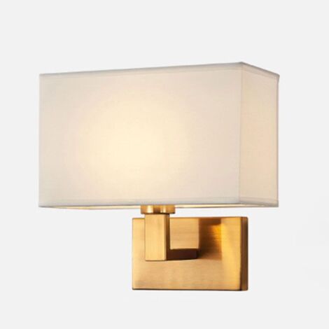 Appliques murales Vintage Tissu Appliques E27 Salle de Bain Applique de Chevet Simple Appliques murales intérieures pour Chambre Salon Vanité Salle de Bain Couloir Escalier (1/5)