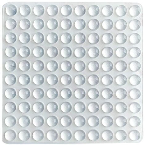 100 Coussinets Silicone Transparent Antidérapants Autocollants (8x4mm) - Pellets Anti-Choc (1/5)