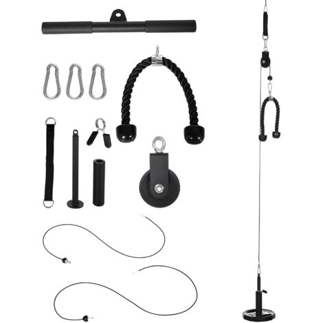 Système de poulie d'entraînement des triceps pour traction LAT biceps, triceps, épaules, dos, avant-bras