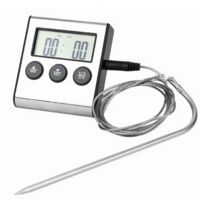 Thermometre Barbecue, Thermometre Sonde, Sonde Temperature Cuisine, Thermomètre à Viande pour Cuisson, Thermomètre Culinaire Numérique, Alimentaire avec pour Viande, Barbecue