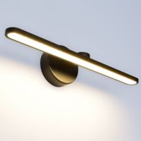 Applique Murale Salle de Bain Applique Salle de Bain Murale Lampe Mural Blanc Chaud 3000K Miroir Lumiere Salle de Bain 680LM 8W IP44 Étanche Applique