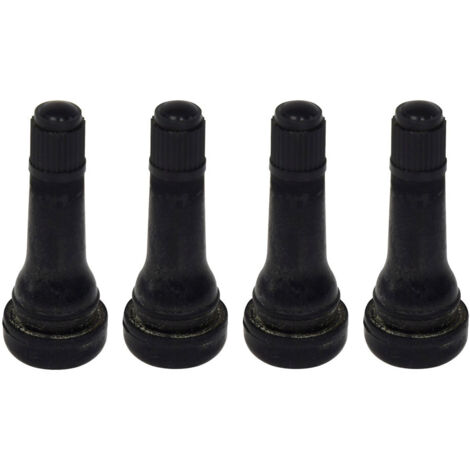 Jeu de 4 valves TR414 pour pneumatiques tubeless voiture