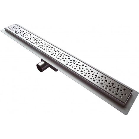 BERNSTEIN - Caniveau de douche italienne réglable acier inoxydable avec Siphon et filtre - 60cm600mm
