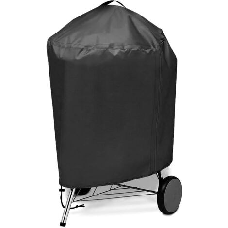 Freosen – Housse de barbecue imperméable 420D – Ø71 x 68 cm – Protection UV 50 – Résistante aux intempéries – Compatible Weber et autres marques - ROND 420 D