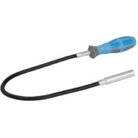 Silverline – Outil magnétique flexible de ramassage 600 mm – Acier résistant – Poignée ergonomique antidérapante – Récupération objets métalliques difficiles d'accès