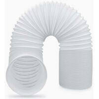 Tuyau d'évacuation d'air pour climatiseur mobile – Flexible en PVC renforcé – Diamètre 15cm, longueur 200cm – Résistance à la chaleur et à la corrosion