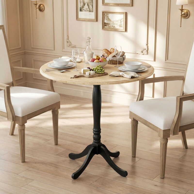 Table de bar extensible, pivotante à 360°, avec espace de rangement, longueur réglable de 138 à 203 cm, comprend des tiroirs, blanche. | Leroy Merlin