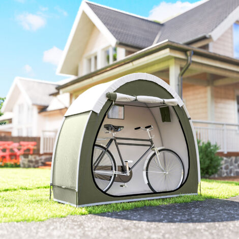 Abri pour 2 vélos. garage à vélos ventilé. imperméable UPF50+. tissu Oxford 210D. 200 x 80 x 170 cm