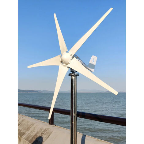 Kit d'éolienne, générateur d'énergie alternative 4000 W 48 V, éolienne à énergie libre avec contrôleur MPPT.