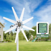 Kit éolienne BEAFACE 3000 W, 8 pales, contrôleur MPPT, idéal pour les systèmes hybrides éoliens domestiques, 48 V
