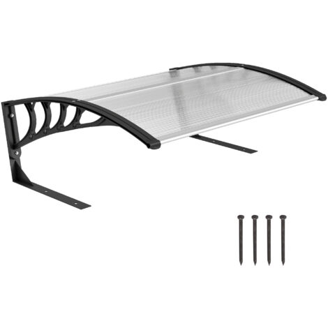 Auvent extérieur tondeuses gazon, imperméable UV30+, alu, 100x81x43 cm, noir/blanc (1/5)