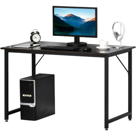 Bureau domicile table à manger/étude informatique pieds réglables mobilier simple charge 70 kg, 120x60x73 cm (1/5)