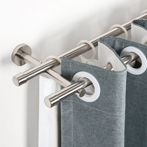 Tringle à rideau - CTLITE - 280 cm - Acier inoxydable - Design moderne - Résistant à l'usure (1/5)