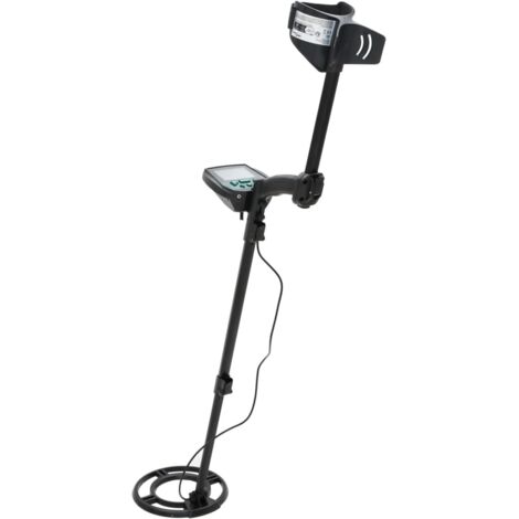 Détecteur métaux 24 cm profondeur recherche écran LCD vidaXL