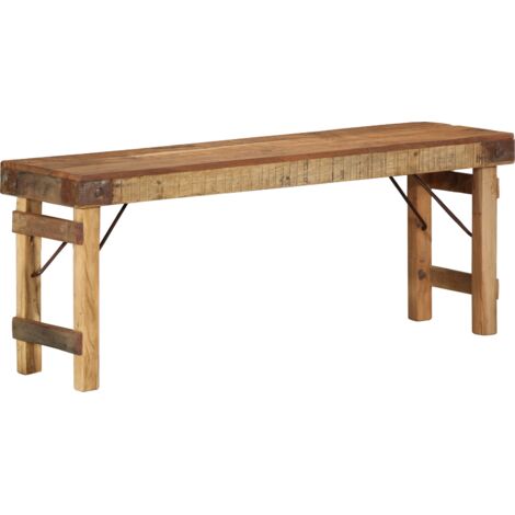 Banc 110x35x46 cm en bois massif récupéré vidaXL (1/5)