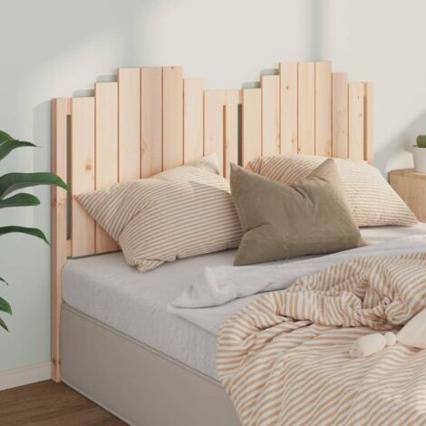 Les Tendances – Tête de lit en bois massif de pin 166x4x110 cm – Design rustique – Excellent soutien dorsal pour lecture – Compatible avec cadres spécifiques