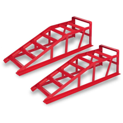 Vidaxl – Rampe de chargement 2 pcs – Acier 3 mm – Capacité 1000 kg chacune – Largeur max pneu 235 mm – Dimensions 91 x 27 x 24 cm (1/4)