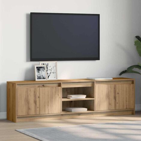 Meuble TV Marron 182 x 34 x 50 cm Bois d'ingénierie vidaXL (1/5)