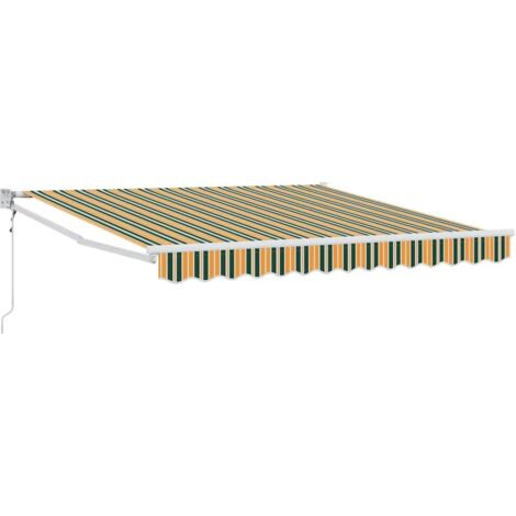 Auvent Multicolore 350 x 250 cm Polyester et métal vidaXL (1/5)