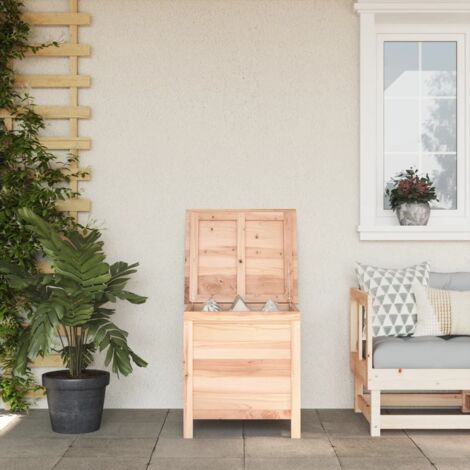 Boîte de rangement de jardin 50x49x56,5 cm bois massif de sapin vidaXL