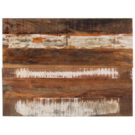 Dessus de table rectangulaire 60x80 cm 15-16 mm Bois récupéré vidaXL