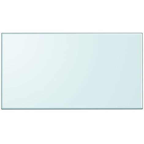 Vidaxl – Dessus de table rectangulaire en verre trempé 1200 x 650 mm – Durable et facile à nettoyer – Pour tables à manger et basses