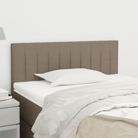 Tête de lit Style Scandinave pour chambre à coucher Taupe 80x5x78/88 cm Tissu vidaXL (1/5)