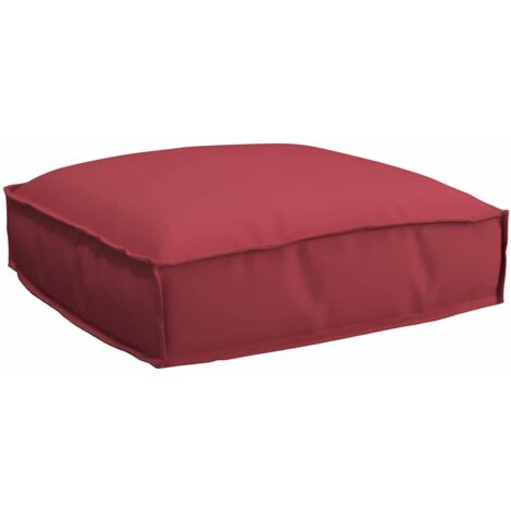 Coussin pour assise de palette Bordeaux 50 x 50 x 12 cm vidaXL (1/5)