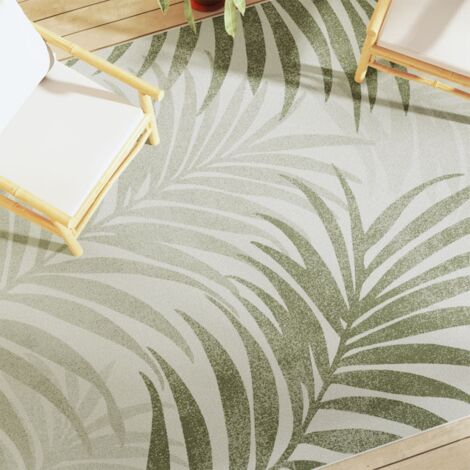 Tapis intérieur extérieur à poils courts 190x300cm antidérapant vidaXL (1/5)