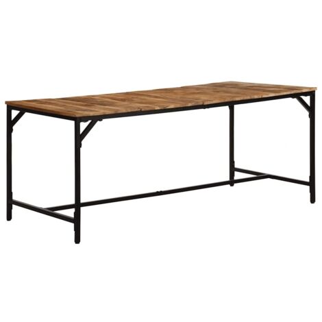 vidaXL Table à manger 180x90x75 cm bois de manguier massif brut (1/5)
