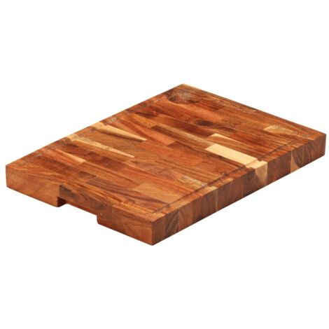 Planche à découper 42x30x4 cm bois d'acacia massif vidaXL