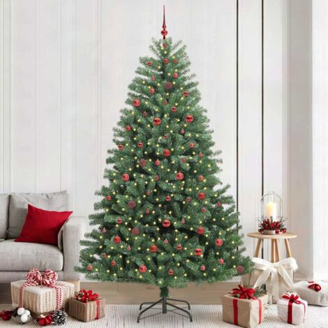 Sapin de Noël Artificiel à Branches Articulées Vert 240 cm vidaXL (1/5)