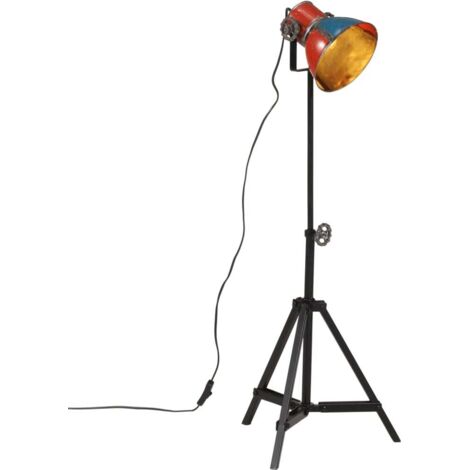 Lampadaire 25 W multicolore 35x35x65/95 cm E27 vidaXL (1/5)
