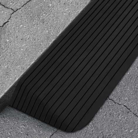 Rampe de seuil 110x41x5 cm Caoutchouc vidaXL (1/5)