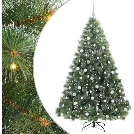 Sapin de Noël artificiel avec 300 LED Vert 210 cm PE et PVC vidaXL (1/5)