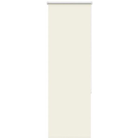 vidaXL Store enrouleur occultant blanc cassé 50x130cm largeur du tissu