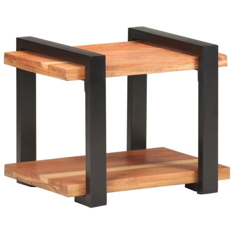 Table de chevet 50x40x40 cm Bois d'acacia massif vidaXL (1/5)