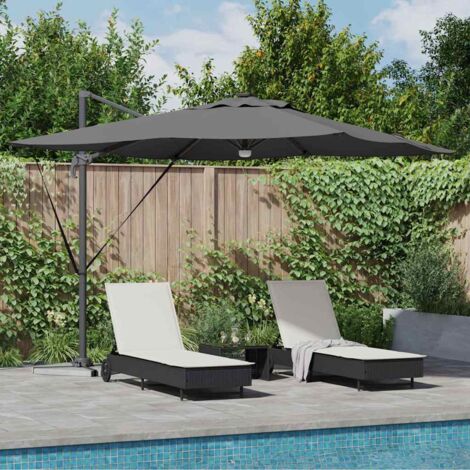 vidaXL Parasol Roma Anthracite 286 x 285 x 270 cm (1/5)