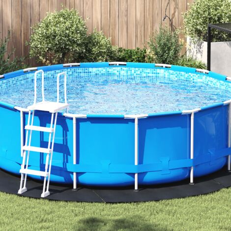 Vidaxl – Tapis de sol pour piscine 366 cm – Géotextile en polyester respirant – Barrière anti-humidité – Pliable et léger pour extérieur (1/5)
