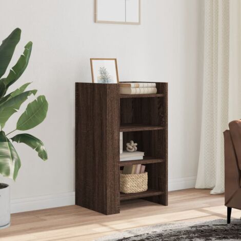 Buffet chêne marron 45x35x75 cm bois d'ingénierie vidaXL (1/5)