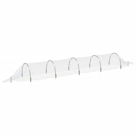 vidaXL Tunnel en filet 1,5x5 m fibre de verre et PP (1/5)