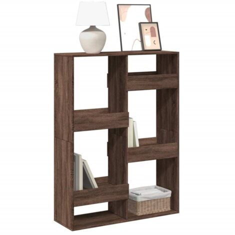 Bibliothèque chêne marron 100x33x135 cm bois d'ingénierie vidaXL (1/5)