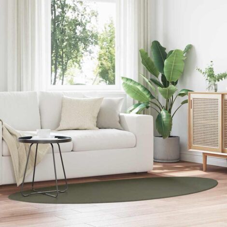 Tapis HUARTE Vert forêt 100 x 200 cm Polyester vidaXL (1/5)