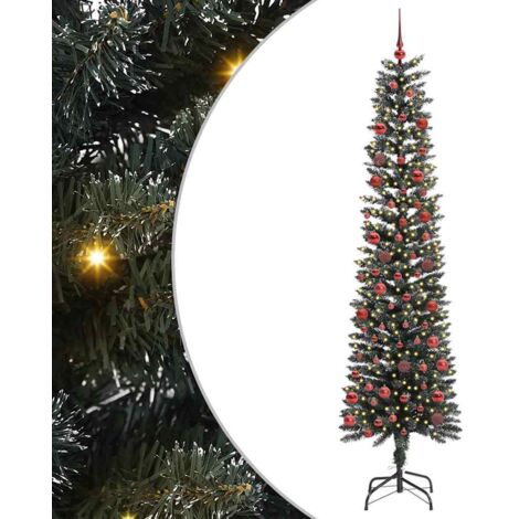Sapin de Noël artificiel Vert 210 cm PVC, plastique et acier vidaXL (1/5)